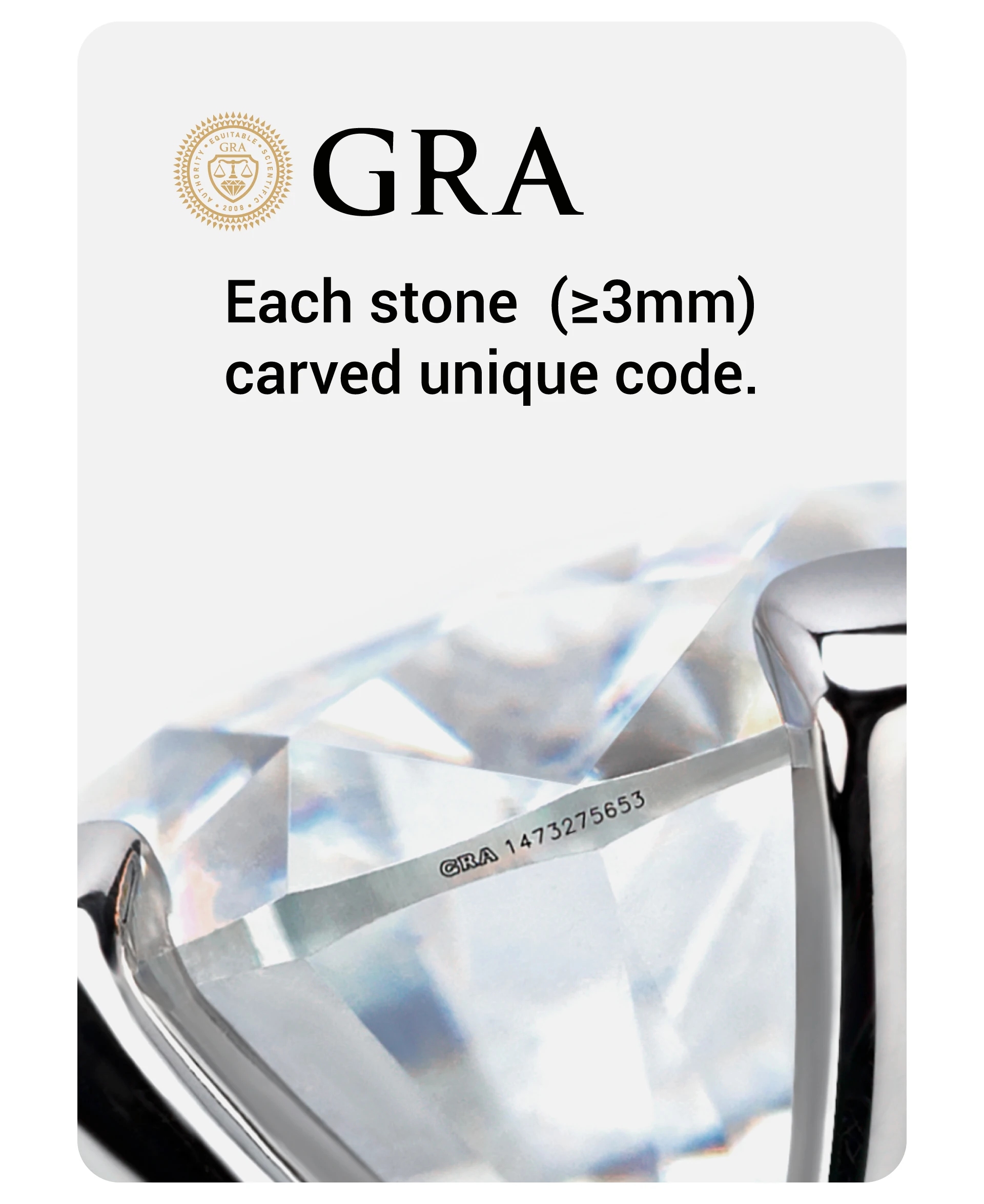 GIGAJEWE 1ct 6.5mm Round Cut D VVS1 Moissanite 925 Silver Ring Diamond Test Passed Fashion Claw Setting Girl Women Gift