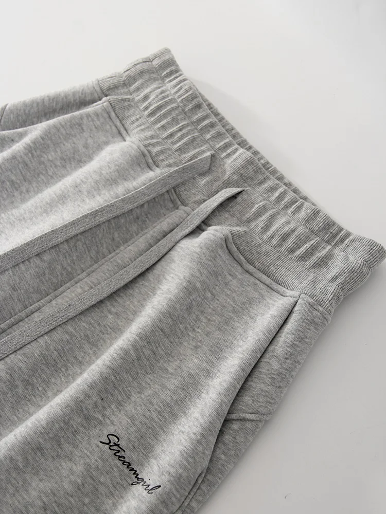 Women Tracksuits Winter Fleece Sweatsuit Brown Warm Crop Zipper Hoodies And Sweatpants Set For Women 2 Piece Velvet Pants Sets