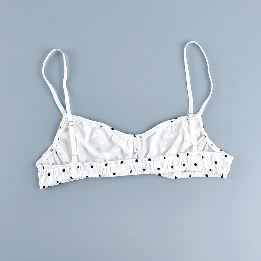 Linad Sexy Polka Dot Crop Top Camisole Long Skirts Suits Casual Spaghetti Strap Vest With High Waist Zipper Skirt Two Piece Sets