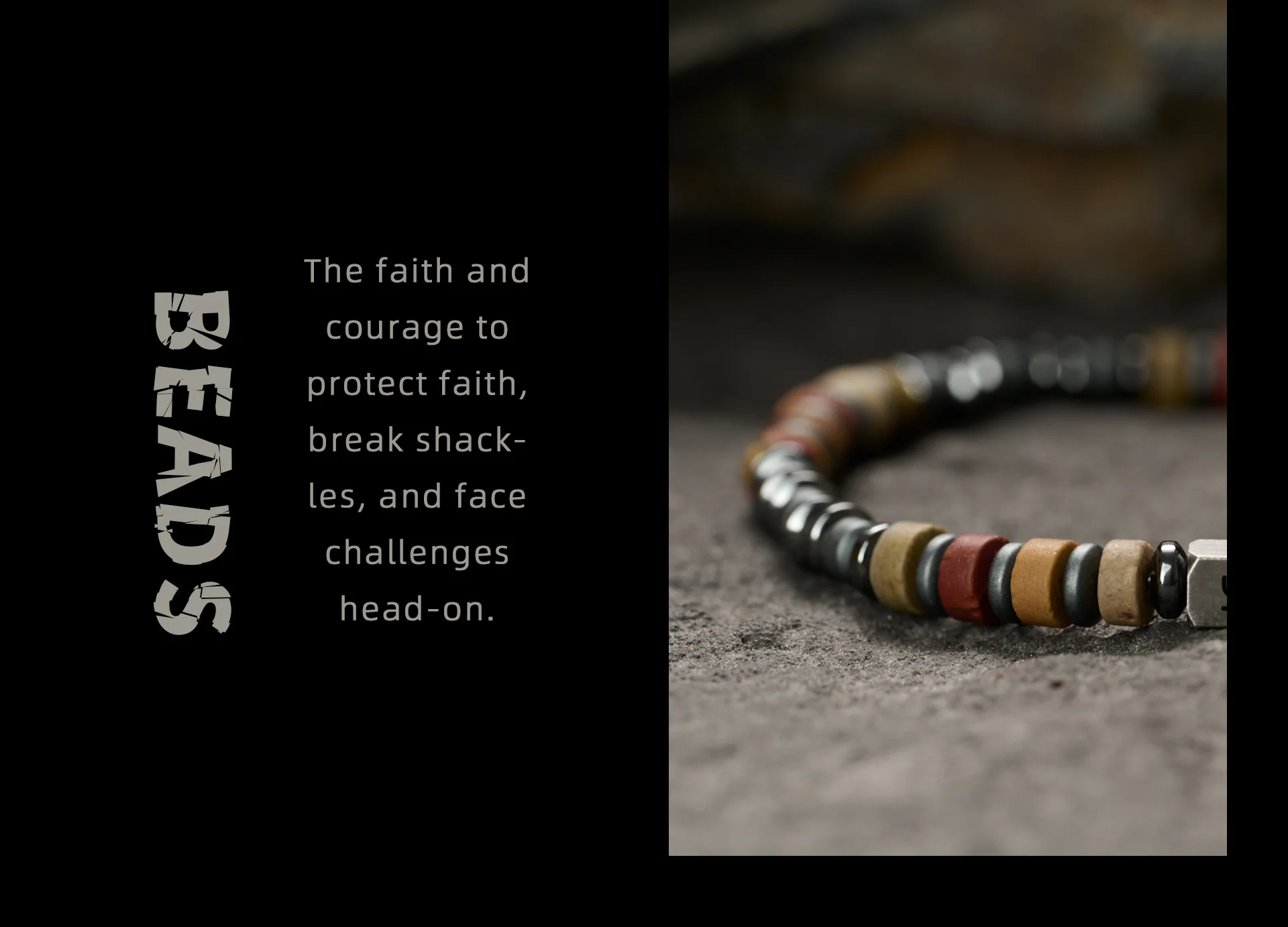 YOUNG&RICH Luxury Picasso Jasper Hematite Bracelet 4mm Bohemian Style Niche Accessory Handcrafted Unisex Bracelet