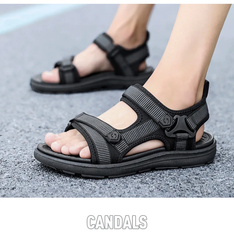 Summer Mens Sandals Wear Resistant Male Beach Shoes Fashion Comfortable Platform Shoes Non Slip New Men Shoes Hot Sale Sandalias