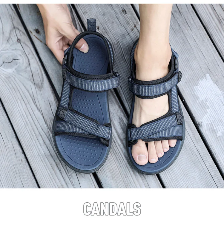Summer Mens Sandals Wear Resistant Male Beach Shoes Fashion Comfortable Platform Shoes Non Slip New Men Shoes Hot Sale Sandalias
