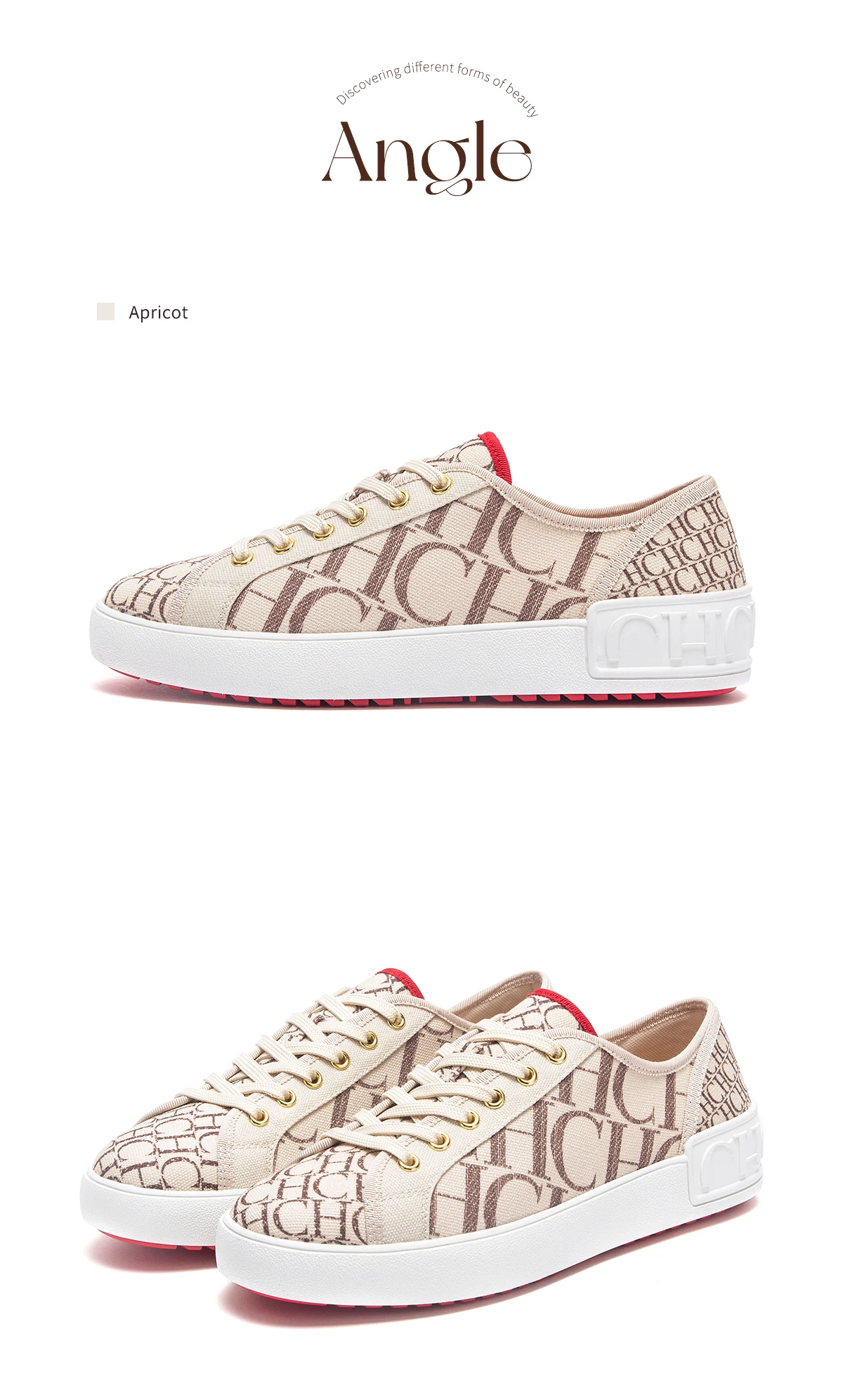 C-H Women's Casual Shoes Autumn New Comfortable Canvas Shoes Skeleton Correction Woman Walking Shoes