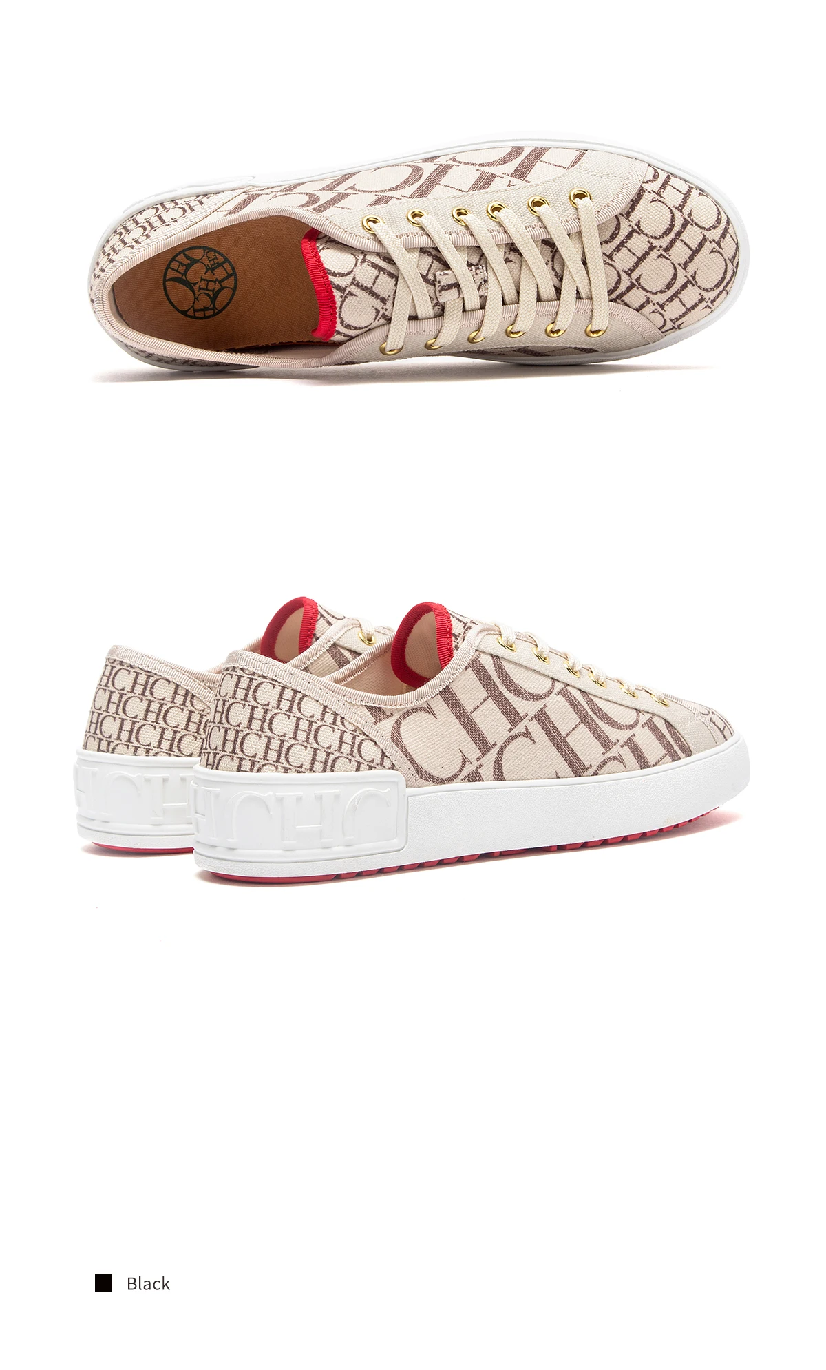 C-H Women's Casual Shoes Autumn New Comfortable Canvas Shoes Skeleton Correction Woman Walking Shoes