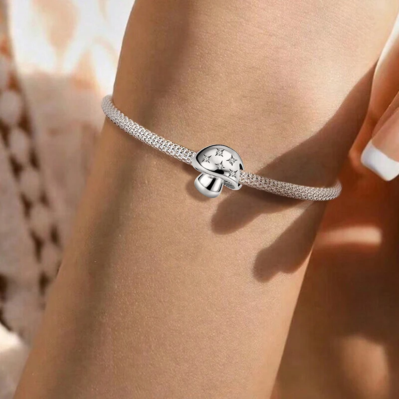 925 Sterling Silver Exquisite Leaf and Flower Horticulture Charms Beads Fit Original  Bracelets Bangles Fine Jewelry Gift