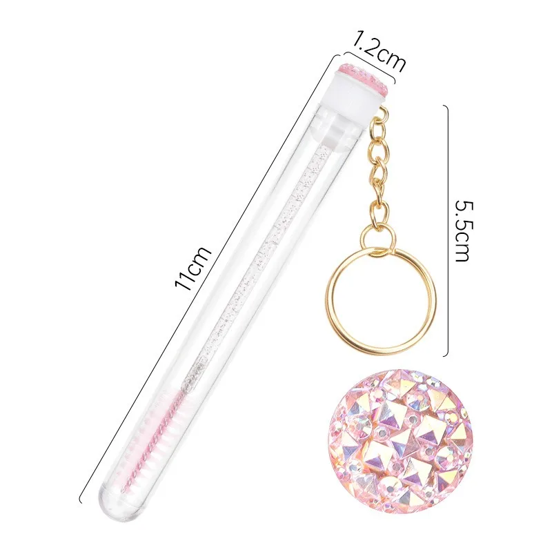 Grafting Eyelash Cleaning Kit 60ML Empty Foam Pump Dispenser Pore Deep Cleaning Brush Eyelash Extension Tube EVA Storage Bag