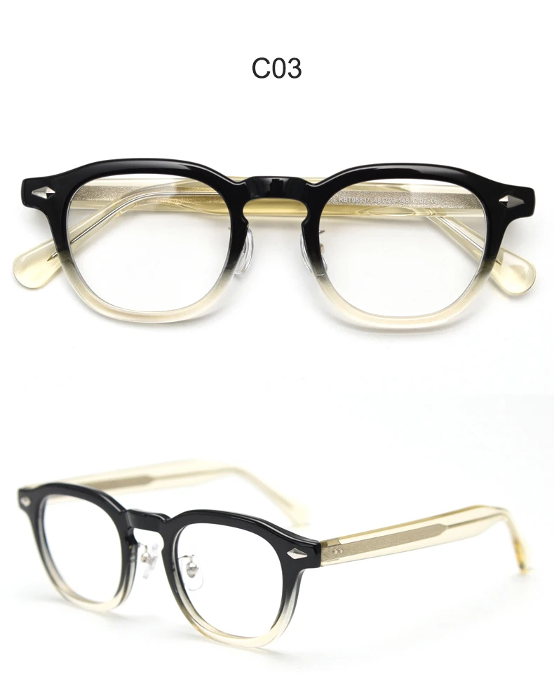 CATERSIDE New Simple Tr-90 Eyeglass Frame Men's Glasses Frame Round High-Quality Women's Daily Reading Decorative Eyeglassese