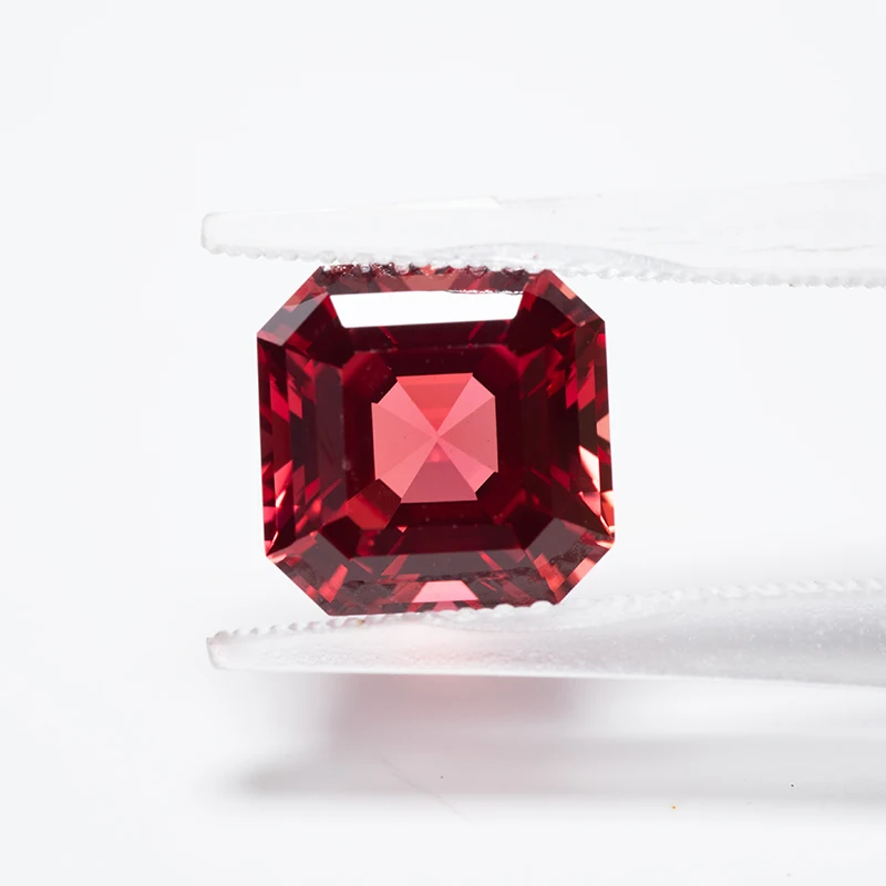 Lab Grown Padparadscha Cushion Cut Fire Lotus Color DIY Charms Jewelry Making Ring Necklace Earrings Main Materials Certificate