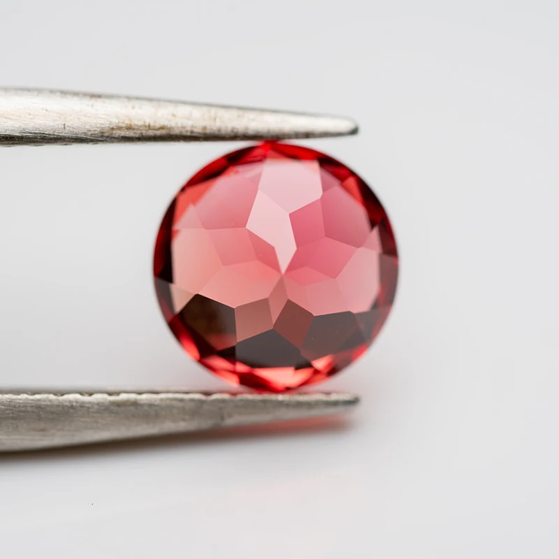 Lab Grown Padparadscha Cushion Cut Fire Lotus Color DIY Charms Jewelry Making Ring Necklace Earrings Main Materials Certificate