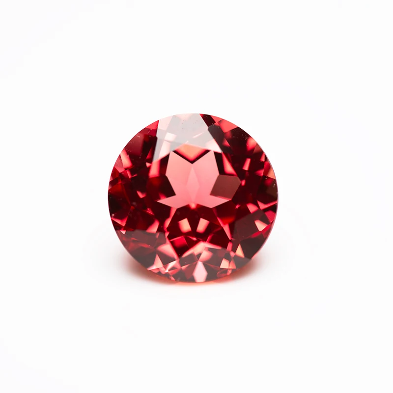 Lab Grown Padparadscha Cushion Cut Fire Lotus Color DIY Charms Jewelry Making Ring Necklace Earrings Main Materials Certificate