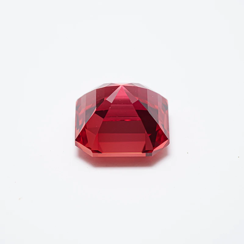 Lab Grown Padparadscha Cushion Cut Fire Lotus Color DIY Charms Jewelry Making Ring Necklace Earrings Main Materials Certificate