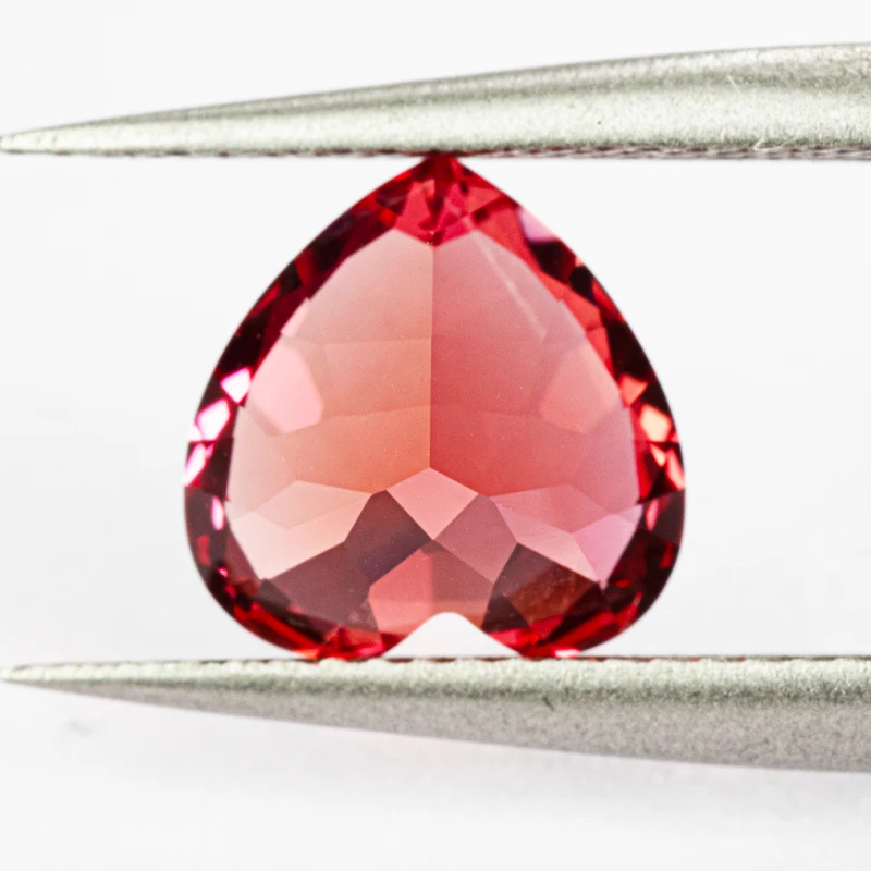 Lab Grown Padparadscha Cushion Cut Fire Lotus Color DIY Charms Jewelry Making Ring Necklace Earrings Main Materials Certificate