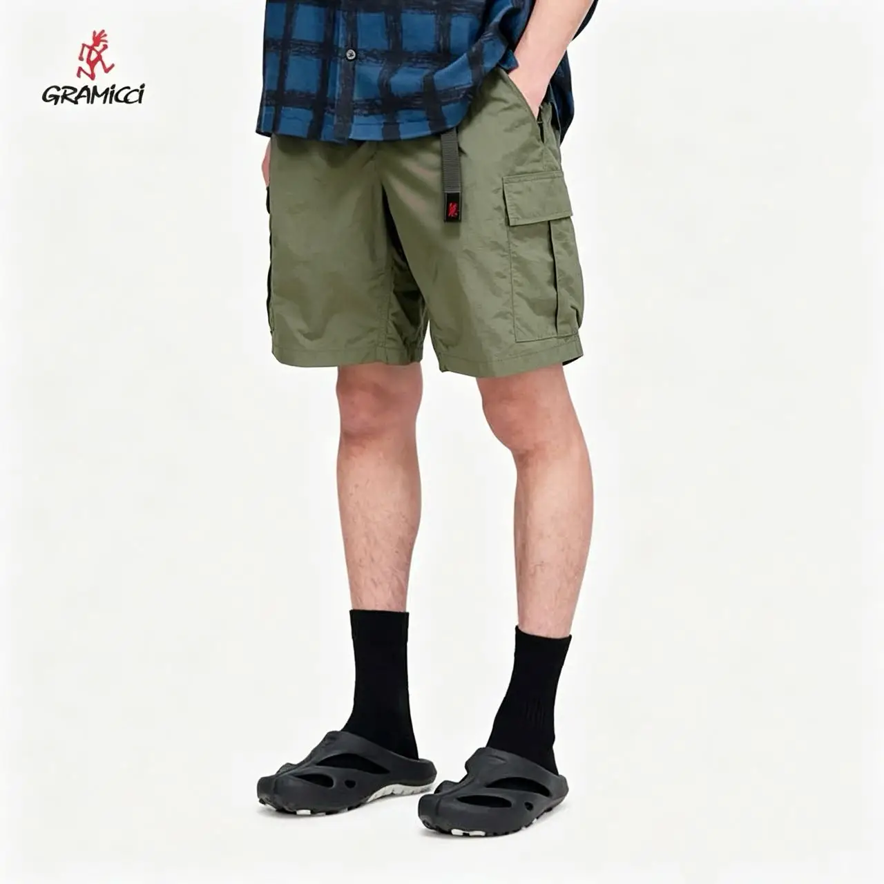 Gramicci Casual Adjustable Nylon Belt Cargo Shorts Japan Men Women High Quality Loose Camping Sunscreen Waterproof Shortpants