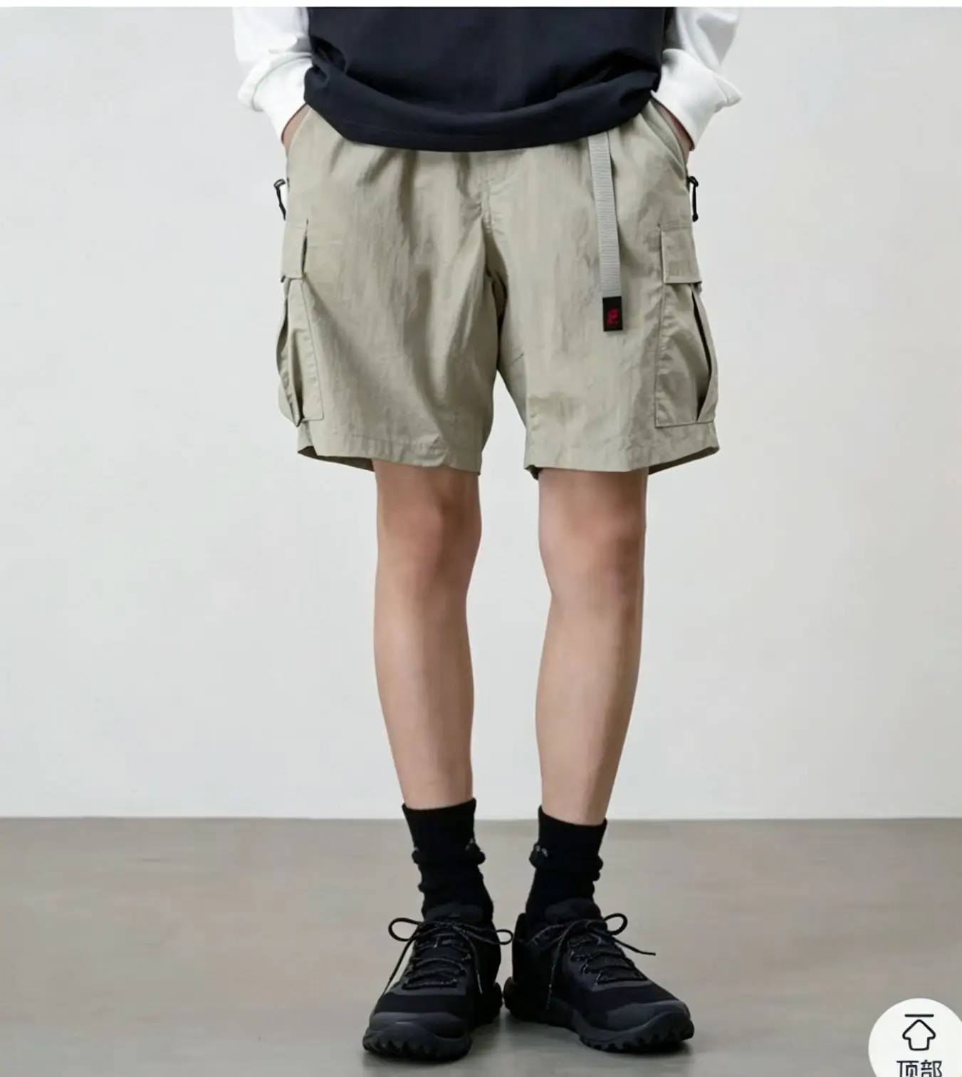 Gramicci Casual Adjustable Nylon Belt Cargo Shorts Japan Men Women High Quality Loose Camping Sunscreen Waterproof Shortpants