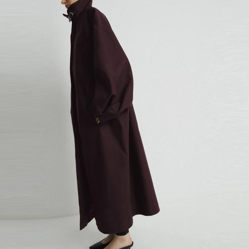 2026 Women Autumn Winter Oversized Trench Long coat Stylish Thick Warm Parkas