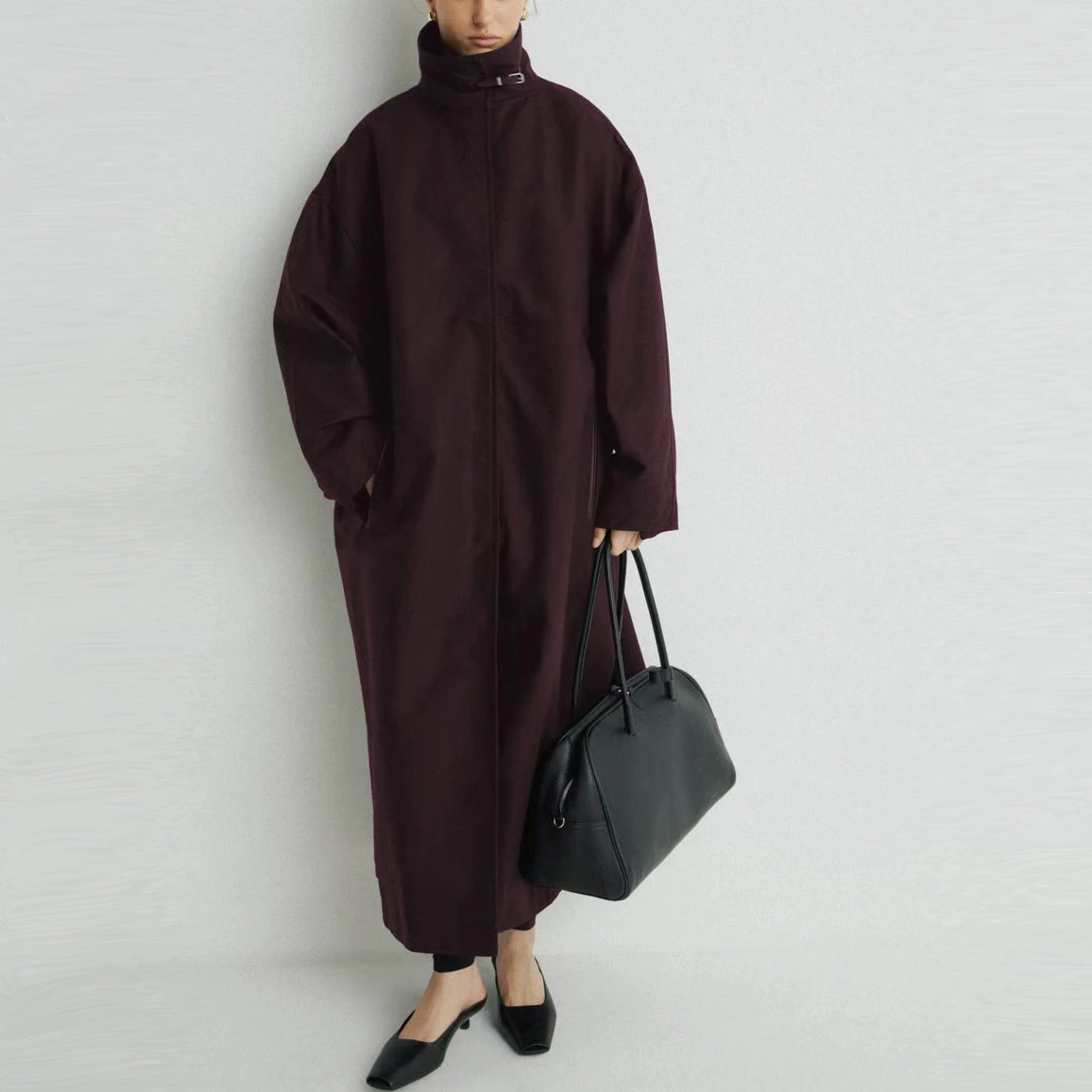 2026 Women Autumn Winter Oversized Trench Long coat Stylish Thick Warm Parkas