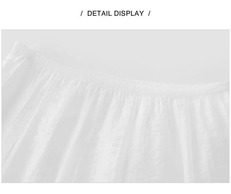 Semir Women Skirt HighWaist Texture White A Line Long Skirt 2026 Summer Elegant Casual