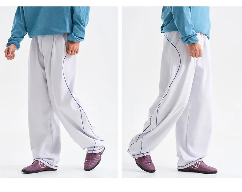 Men Women Outdoor Hiking Quick Dry Loose Casual Sport Trousers Streetwear Lightweight Knitted Pants Unisex Joggers Sweatpants
