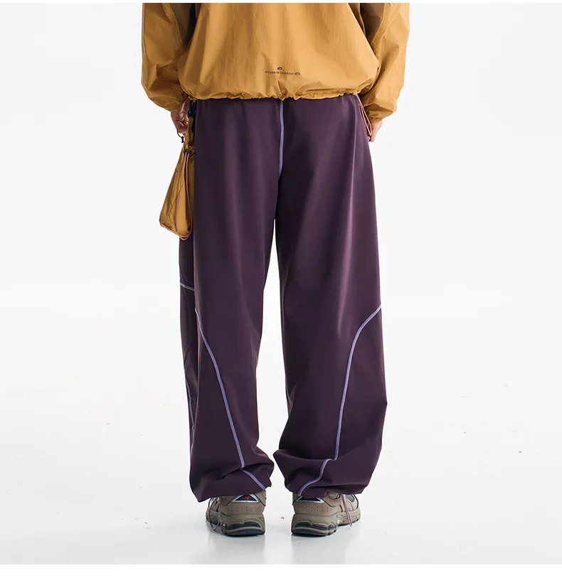 Men Women Outdoor Hiking Quick Dry Loose Casual Sport Trousers Streetwear Lightweight Knitted Pants Unisex Joggers Sweatpants
