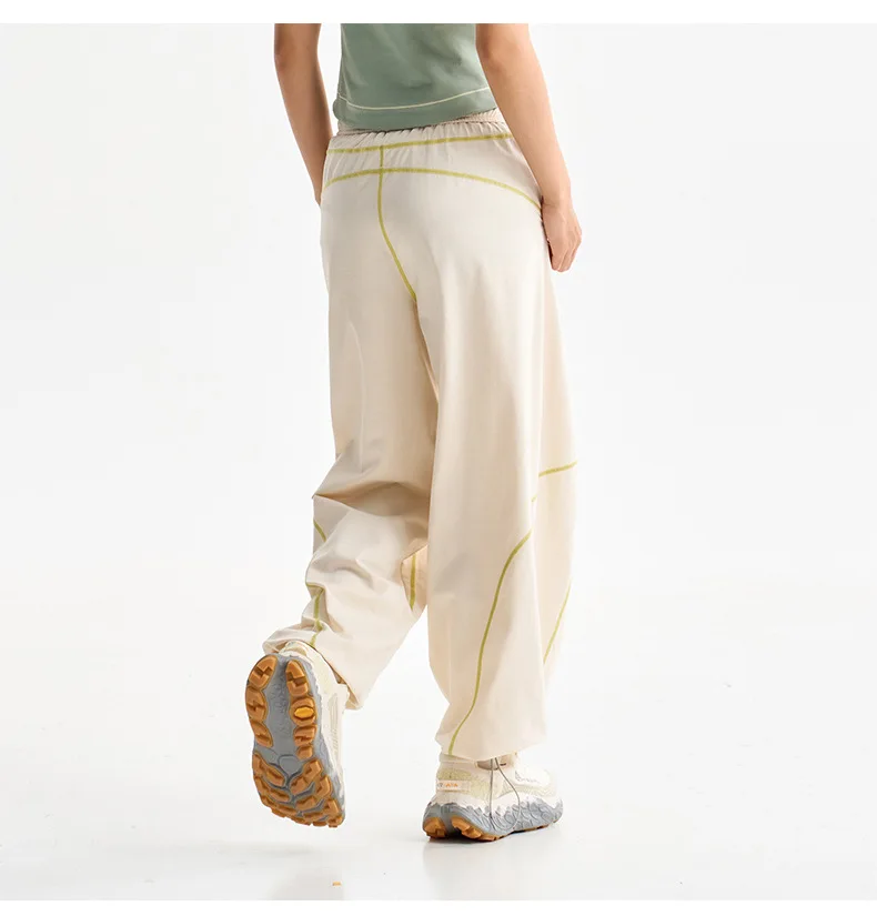 Men Women Outdoor Hiking Quick Dry Loose Casual Sport Trousers Streetwear Lightweight Knitted Pants Unisex Joggers Sweatpants