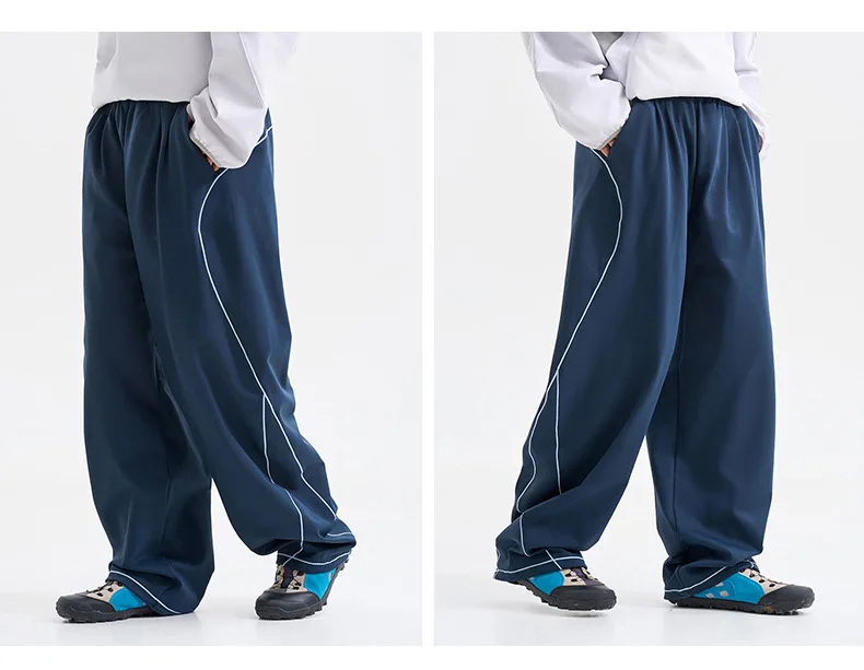 Men Women Outdoor Hiking Quick Dry Loose Casual Sport Trousers Streetwear Lightweight Knitted Pants Unisex Joggers Sweatpants