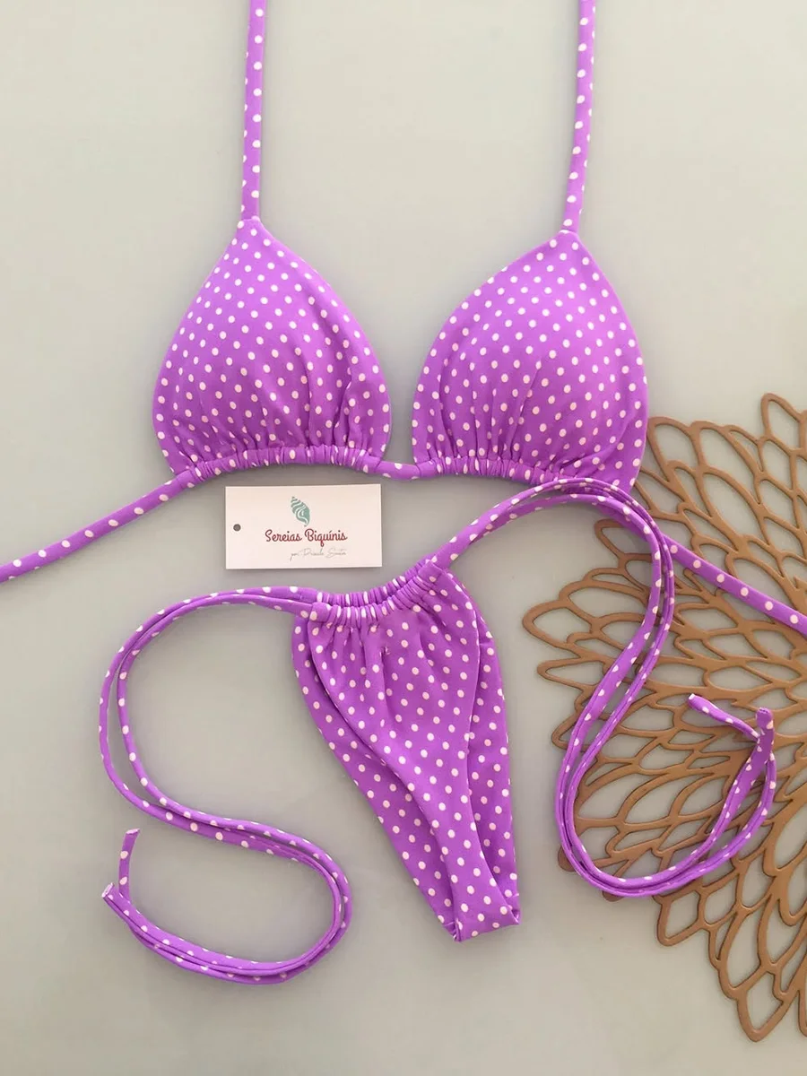 Micro Bikinis 2027 Push Up Women Swimsuit String Swimwear Brazilian Bikini Set Halter Biquini Floral Swimsuit Solid Beachwear