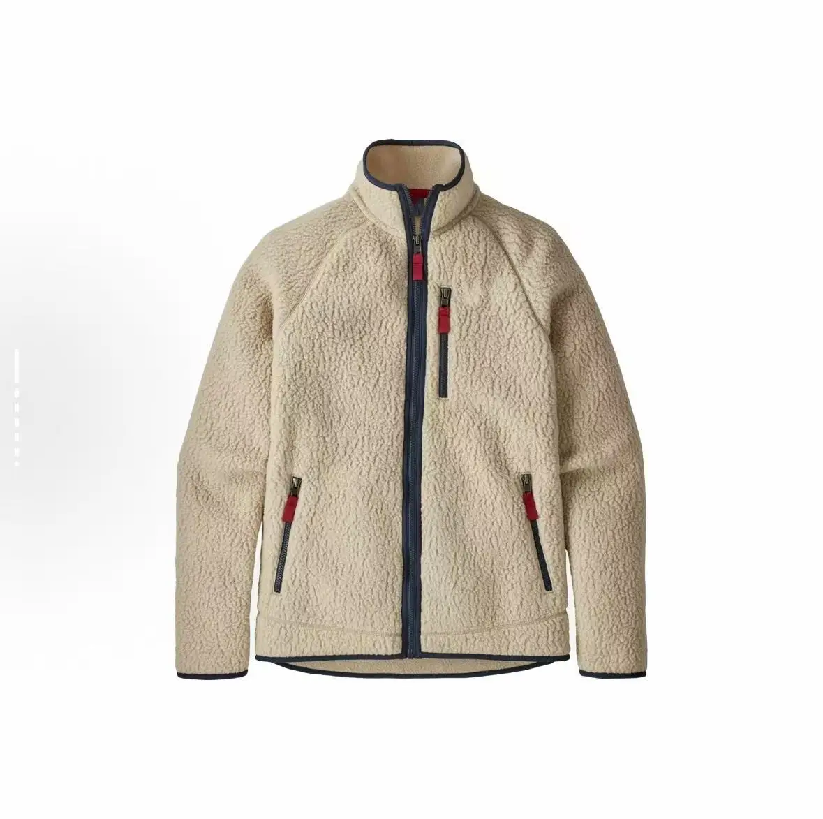 Winter stand collar wool jacket, warm and soft wool fleece, autumn casual jacket, outdoor daily wear, winter jacket for men