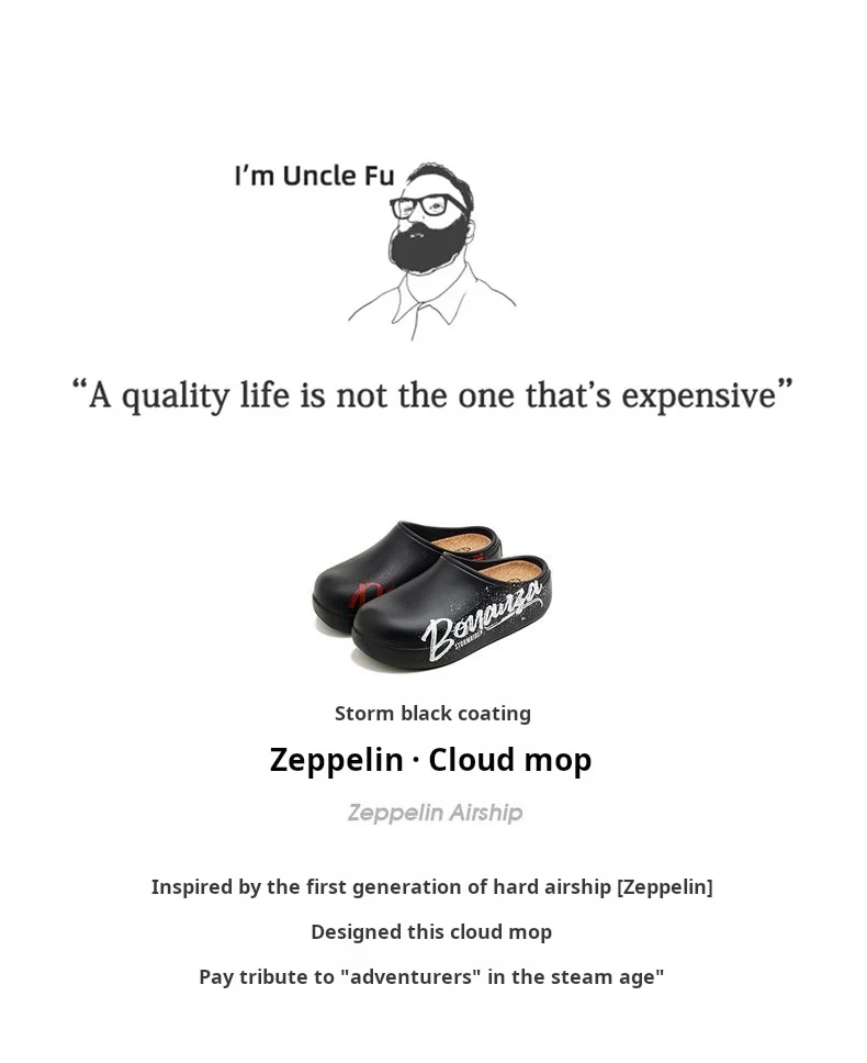 Maden New Casual Letters Non-slip Chef Shoes Men's Summer Outdoor Black Thick Sole Slippers EVA Waterproof Clogs Fishing Shoes