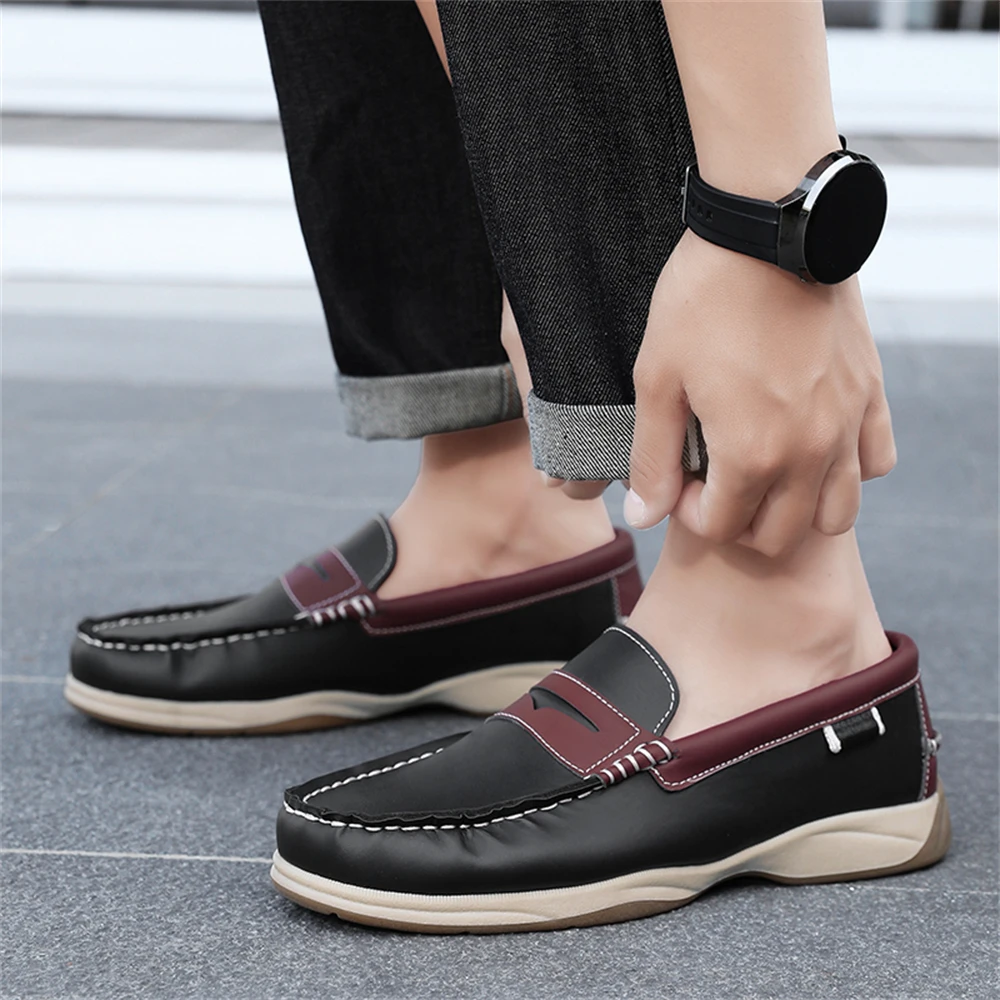 Men's Business Casual Loafers Shoes for Office Travel And Vacation Durable Elegant TPR Outsole Formal Shoes