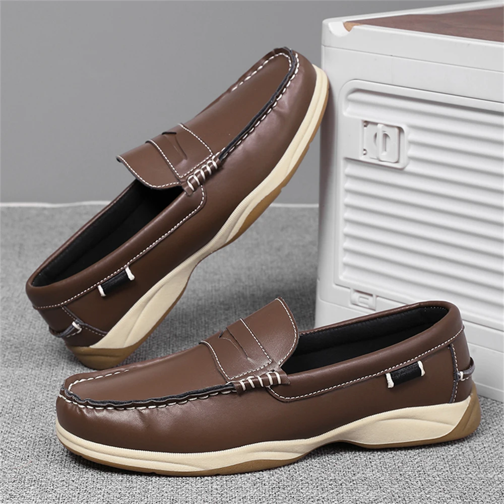 Men's Business Casual Loafers Shoes for Office Travel And Vacation Durable Elegant TPR Outsole Formal Shoes