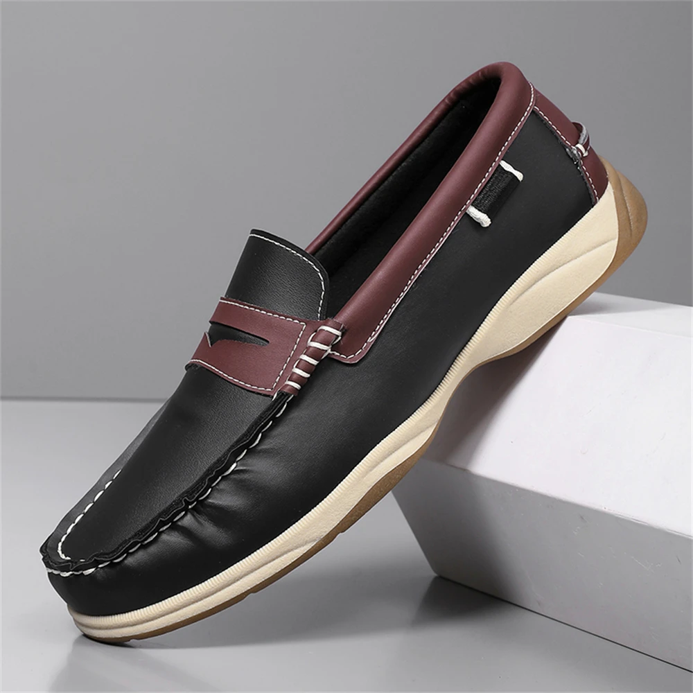 Men's Business Casual Loafers Shoes for Office Travel And Vacation Durable Elegant TPR Outsole Formal Shoes