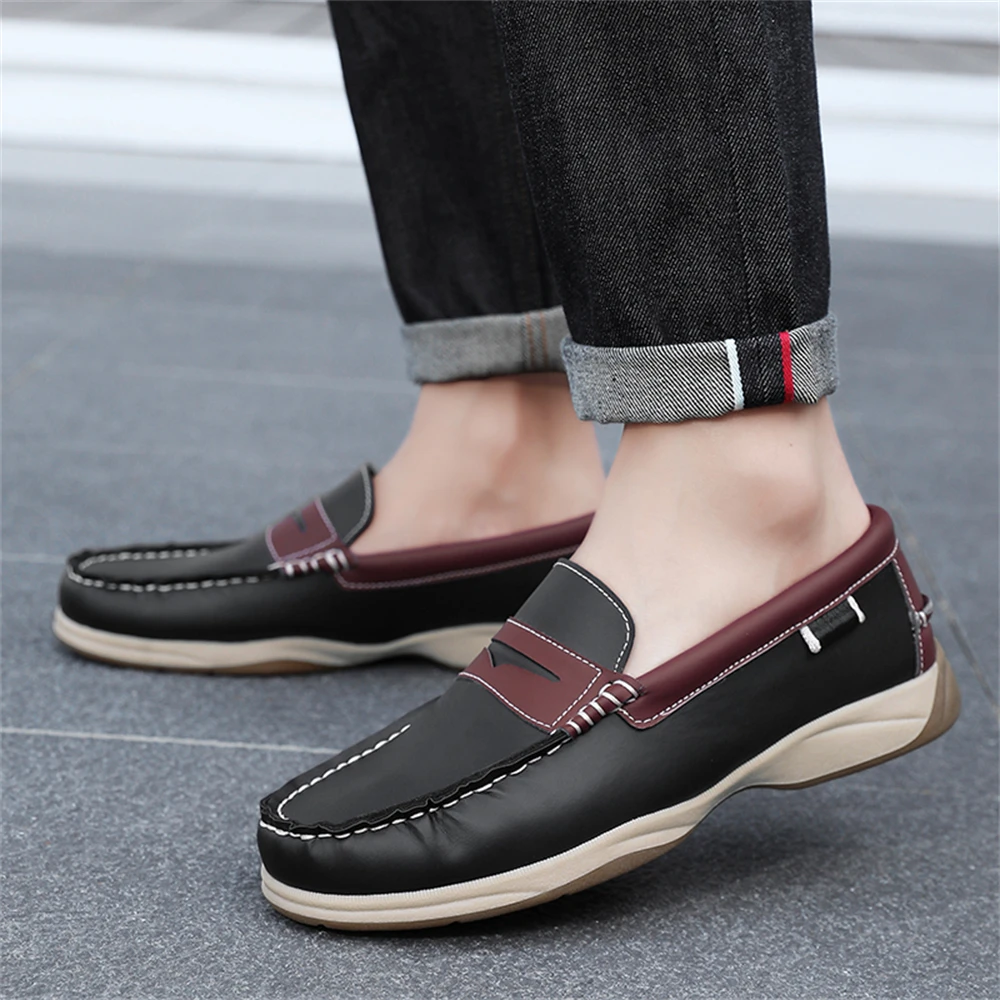Men's Business Casual Loafers Shoes for Office Travel And Vacation Durable Elegant TPR Outsole Formal Shoes