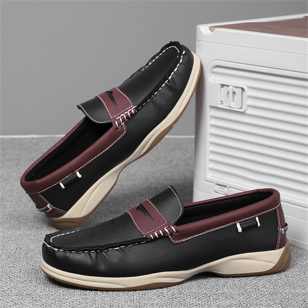 Men's Business Casual Loafers Shoes for Office Travel And Vacation Durable Elegant TPR Outsole Formal Shoes
