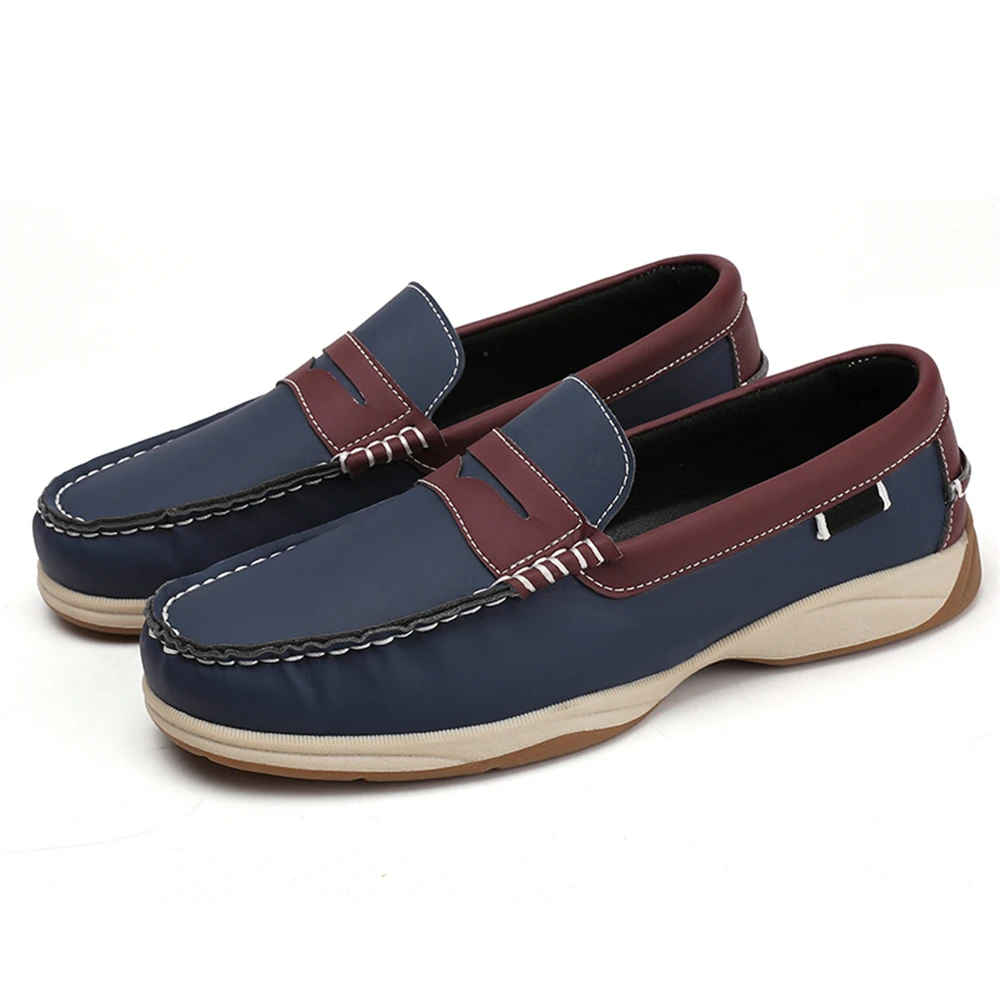 Men's Business Casual Loafers Shoes for Office Travel And Vacation Durable Elegant TPR Outsole Formal Shoes