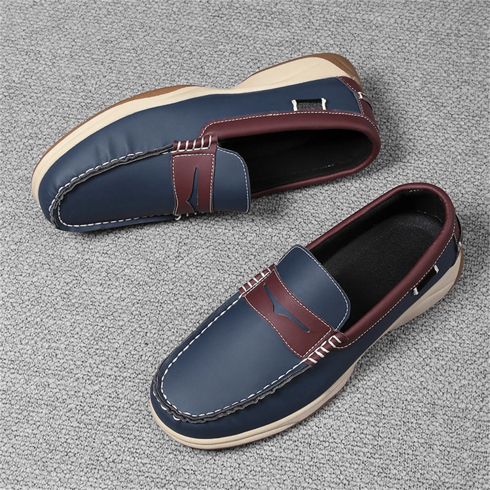 Men's Business Casual Loafers Shoes for Office Travel And Vacation Durable Elegant TPR Outsole Formal Shoes