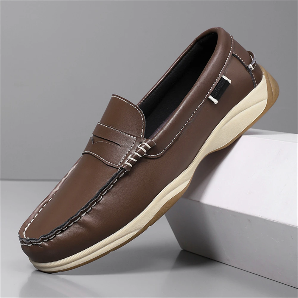 Men's Business Casual Loafers Shoes for Office Travel And Vacation Durable Elegant TPR Outsole Formal Shoes