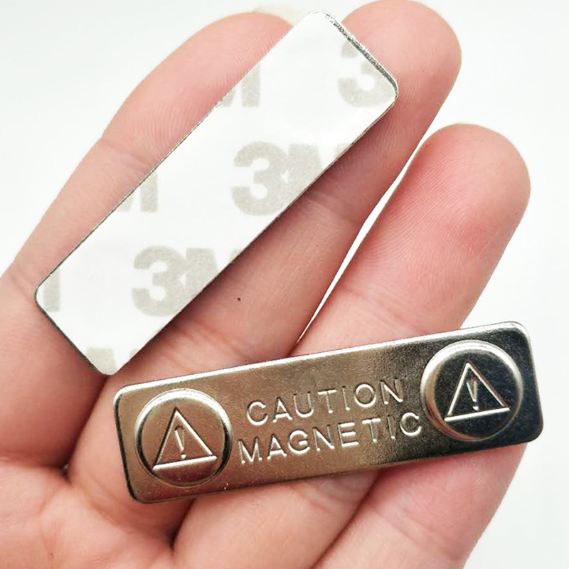 Metal Badge Brooch Strong Magnetic Name Tags 50/100PCS Badge Metal Fastener ID Cards Durable Attachment Holder Decoration