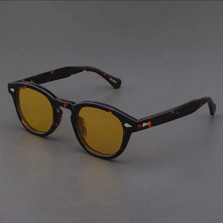 Johnny Depp Polarized Sunglasses Men Women UV400 Lemtosh Sun Glasses Brand Retro Acetate Frame For Male Eyeglasses Eyewear
