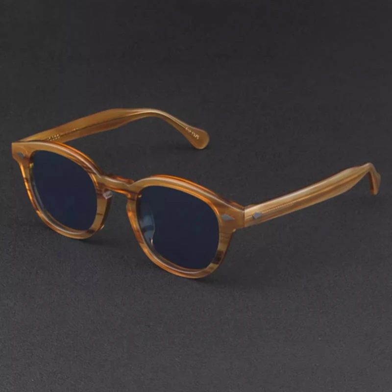 Johnny Depp Polarized Sunglasses Men Women UV400 Lemtosh Sun Glasses Brand Retro Acetate Frame For Male Eyeglasses Eyewear