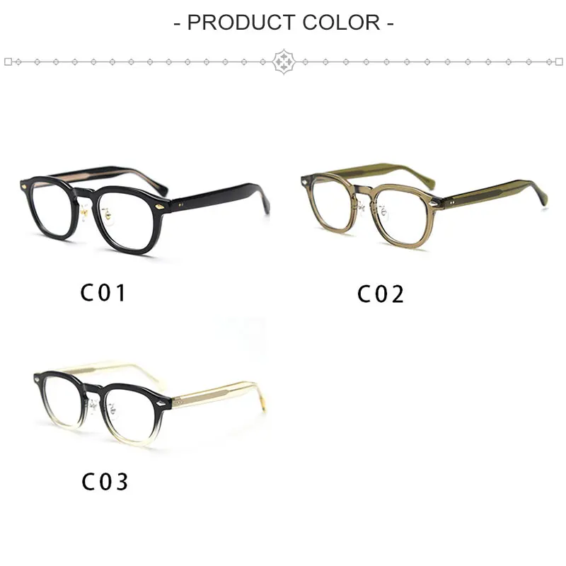 HBK Retro Men's Eyeglass Frames Luxury Anti BlueLight Lenses TR-90 Frame Glasses Women's Reading Computer Eyewear