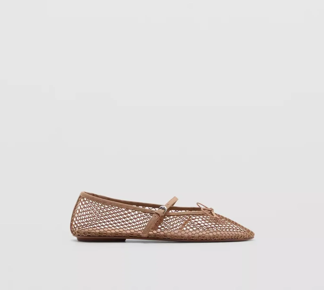 Mesh Summer Ballet Flats Shoes Women Buckle Strap Breathable 2025 New Flats Shoes Ladies Black Mary Janes Footwear Loafers