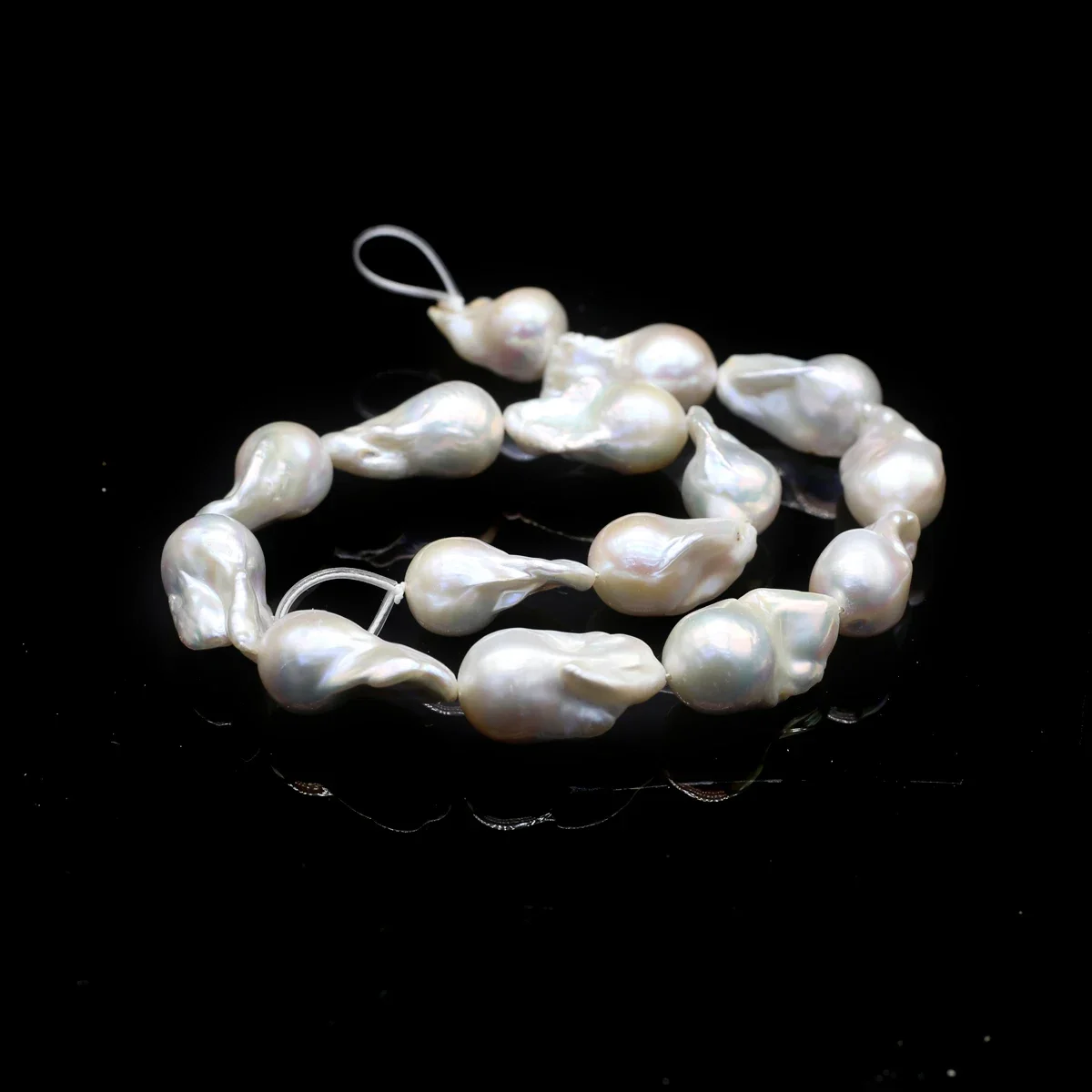 15x20mm6A Baroque Hand-Selected Natural Freshwater White Pearl Isolated Rare Bead Jewelry Make DIY Necklace Bracelet Accessories