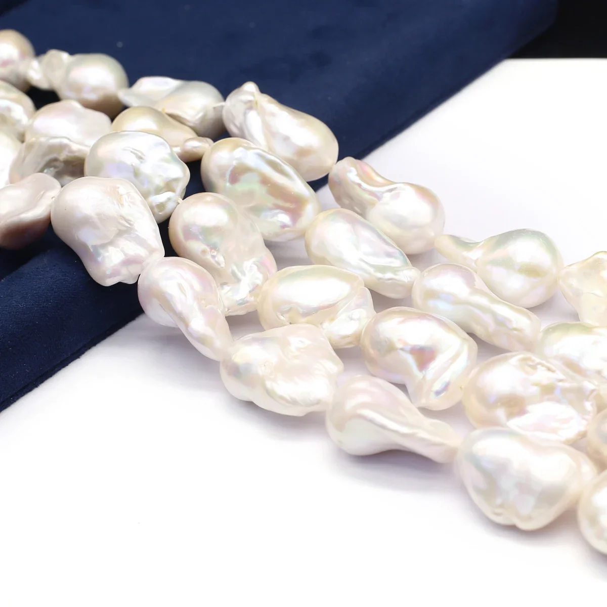 15x20mm6A Baroque Hand-Selected Natural Freshwater White Pearl Isolated Rare Bead Jewelry Make DIY Necklace Bracelet Accessories
