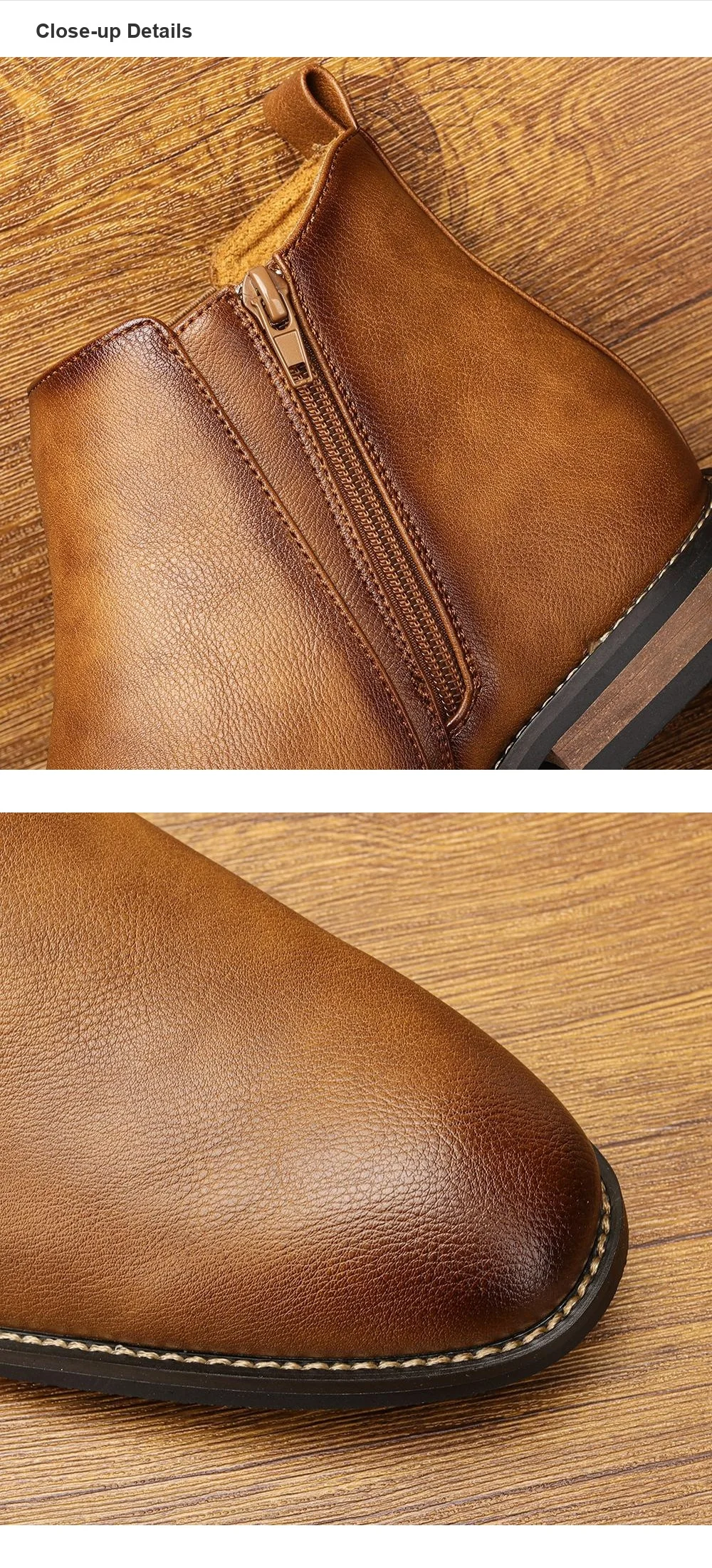 Chelsea Boots Men Fashion Comfortable Casual Retro 2026 Brand Chelsea Boots #KD216