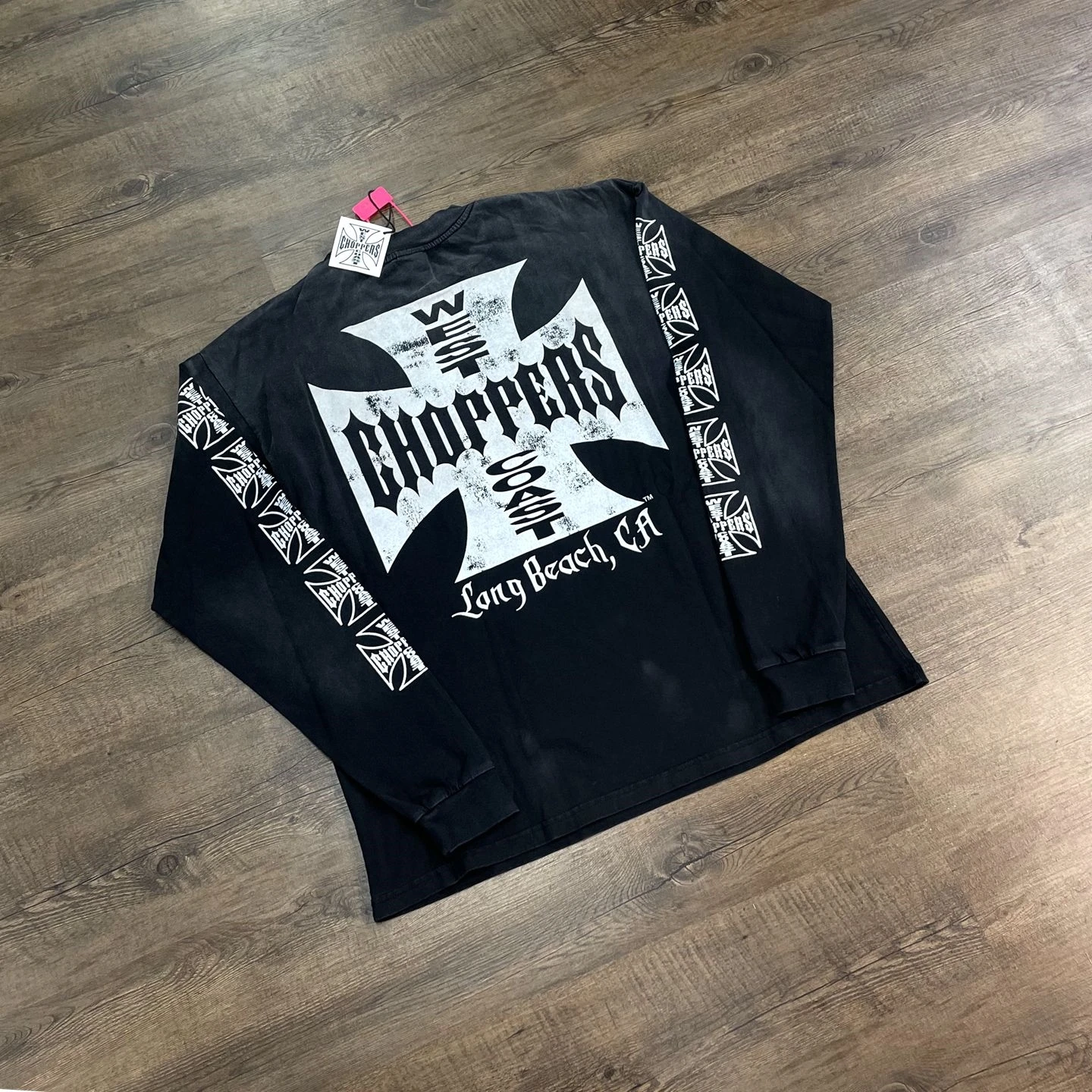 Yao Fashion Oversize Loose Luxury Streetwear High Quality Brand Casual Long Sleeve Tops Tee  Vintage Washed T Shirt For Men