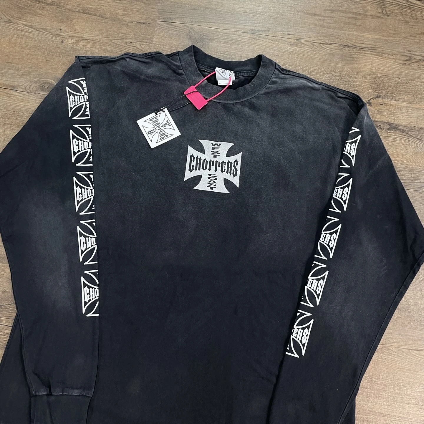 Yao Fashion Oversize Loose Luxury Streetwear High Quality Brand Casual Long Sleeve Tops Tee  Vintage Washed T Shirt For Men