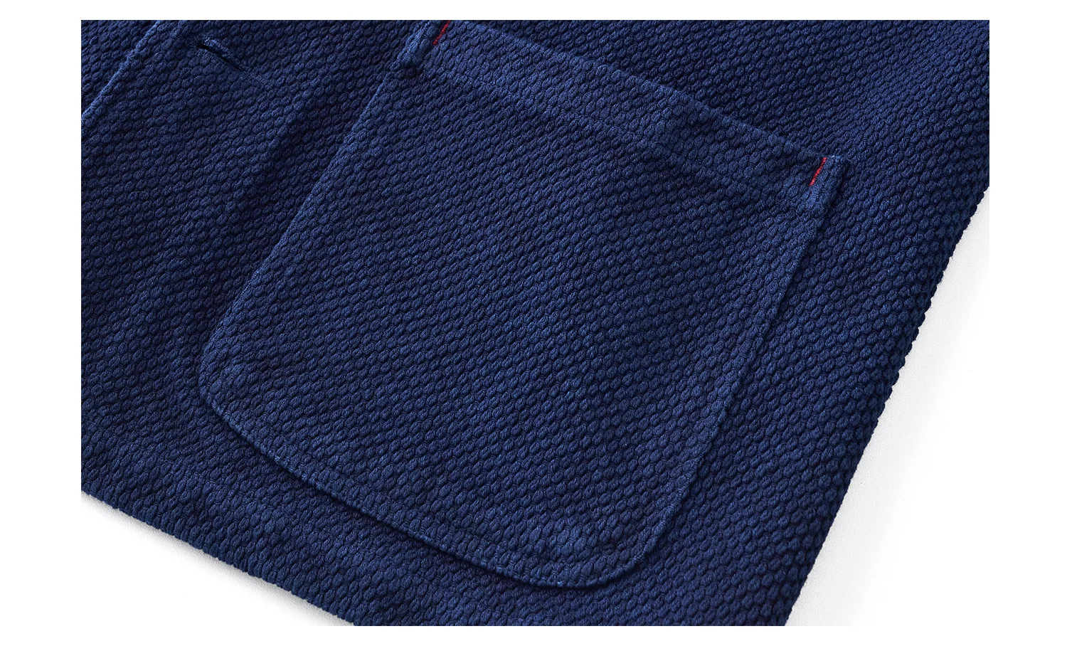 Vintage French Indigo Cargo Jacket Men Autumn Winter New Lapel Multi-pocket Blue Dyed Tooling Jacket Retro Casual Cardigan Coat