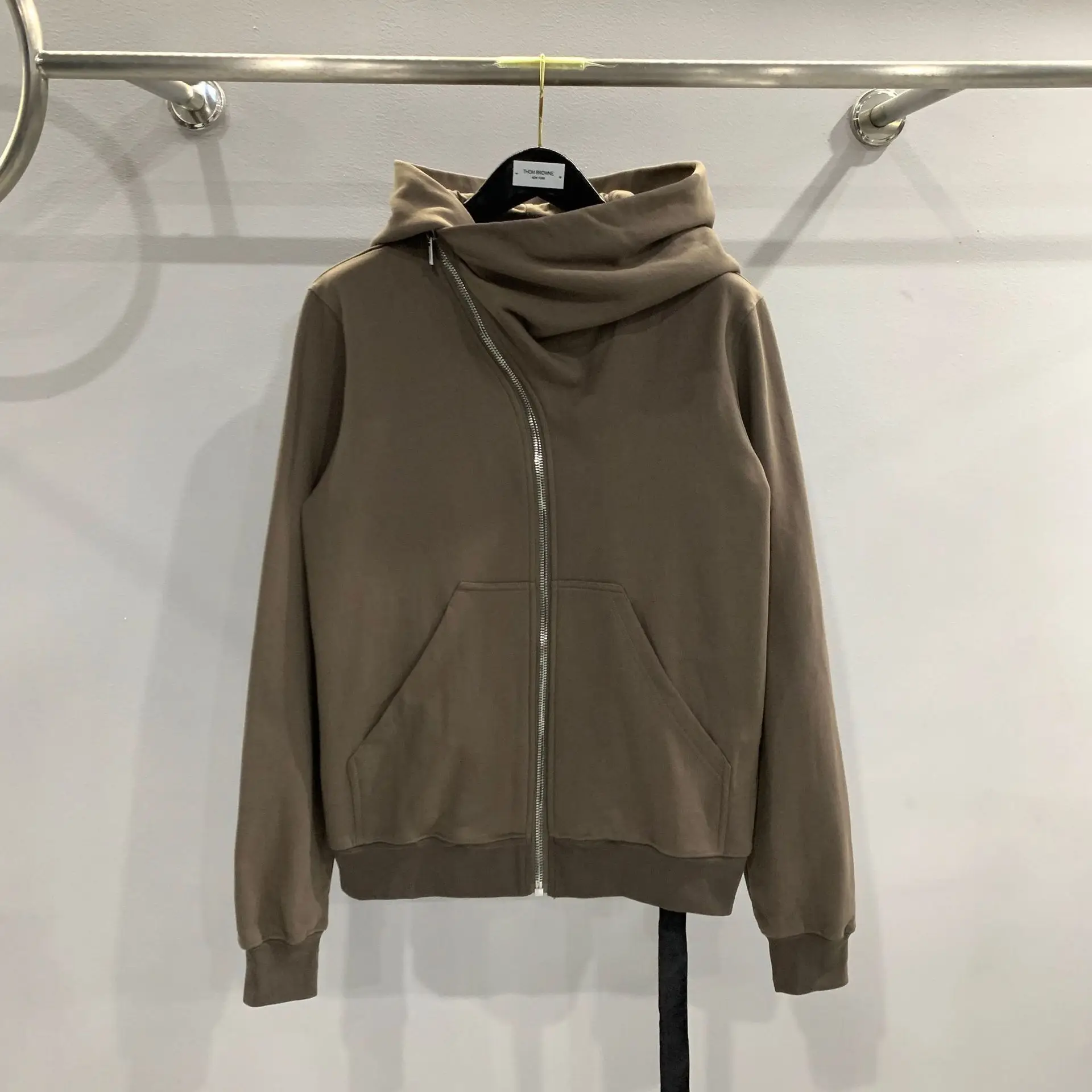 HKSH Men's Tide Punk Dark Autumn Winter New RO Style Wizardry Zipper Women's Fashion Cotton Sweatshirt Chic Coats Hoodies HK0530