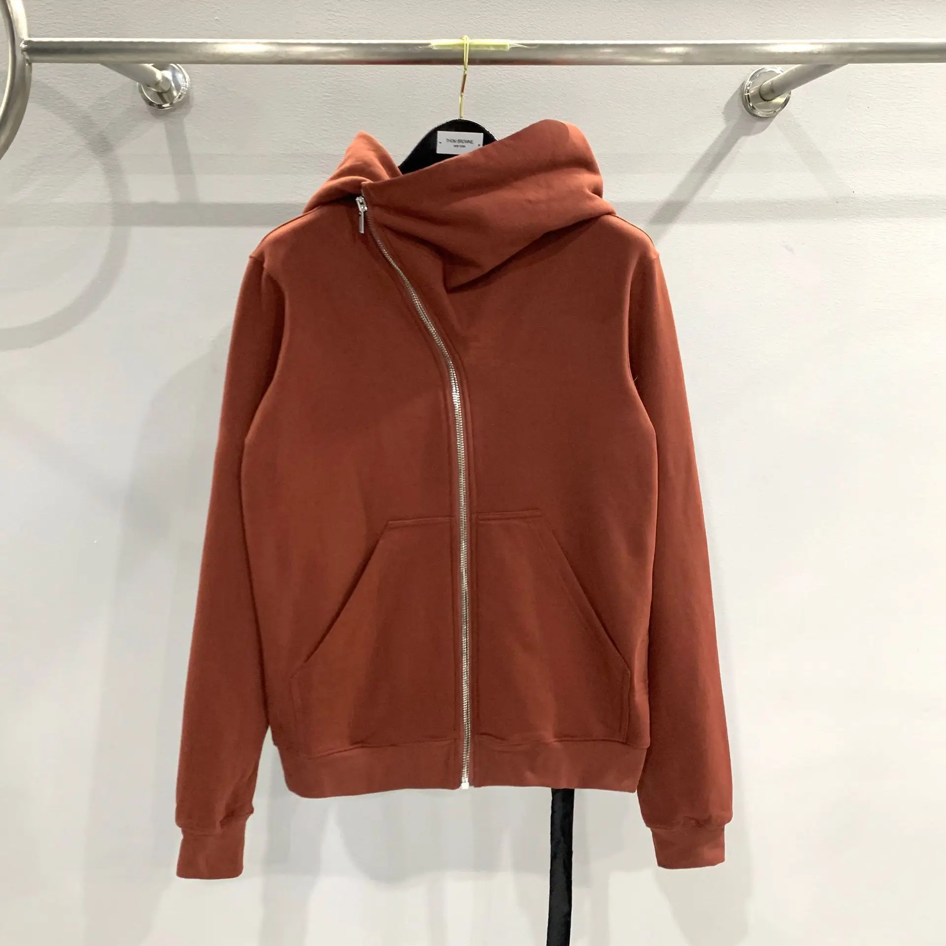 HKSH Men's Tide Punk Dark Autumn Winter New RO Style Wizardry Zipper Women's Fashion Cotton Sweatshirt Chic Coats Hoodies HK0530