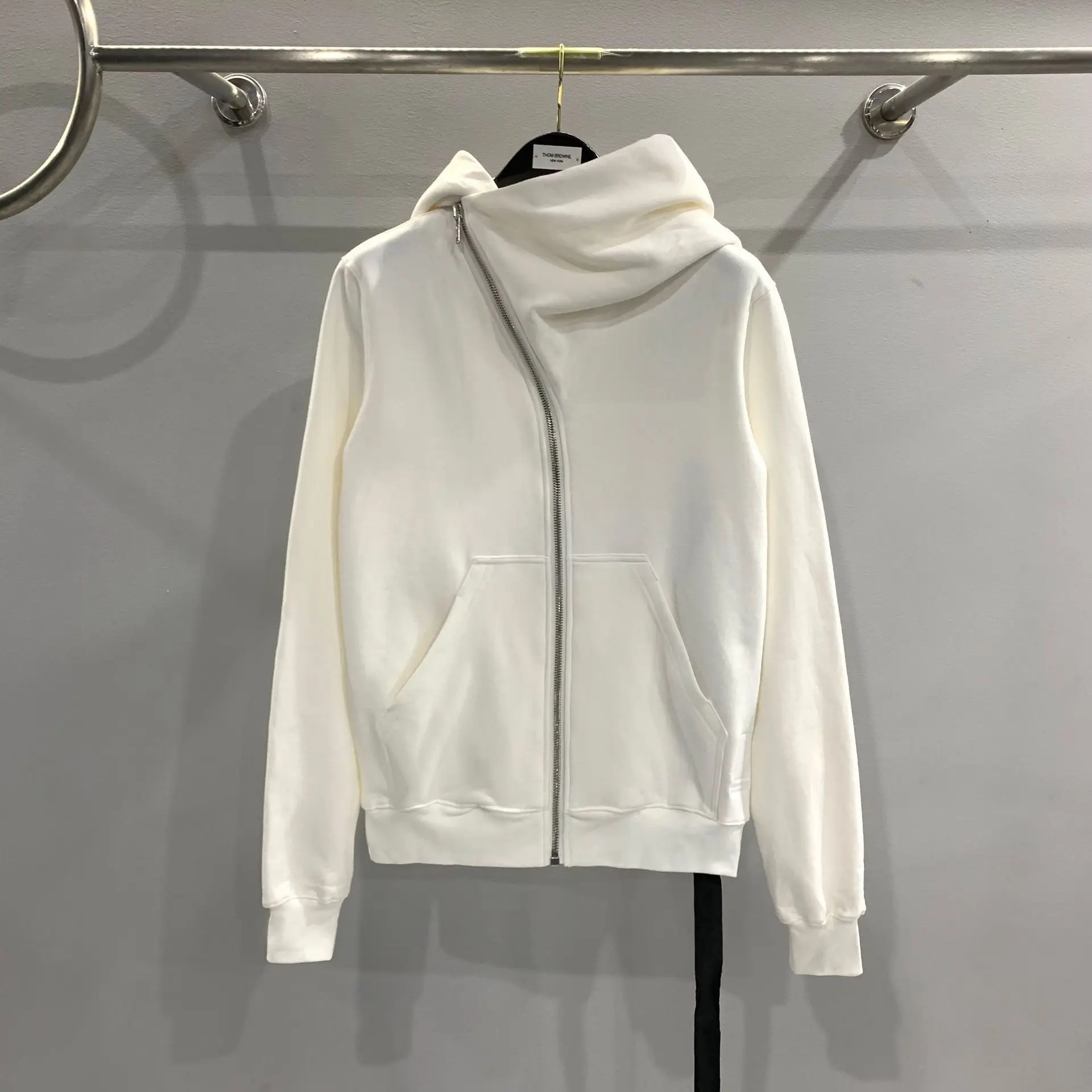 HKSH Men's Tide Punk Dark Autumn Winter New RO Style Wizardry Zipper Women's Fashion Cotton Sweatshirt Chic Coats Hoodies HK0530